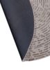 white noise ivory wool and viscose hand tufted Rug - Backing Shot white noise ivory wool and viscose hand tufted Rug - Backing Shot