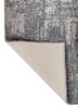 chaos theory by kavi grey and black wool and bamboo silk hand knotted Rug - Backing Shot chaos theory by kavi grey and black wool and bamboo silk hand knotted Rug - Backing Shot