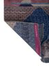manchaha blue wool and bamboo silk hand knotted Rug - Backing Shot