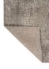 uvenuti grey and black wool and bamboo silk hand knotted Rug - Backing Shot