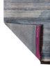 manchaha blue wool and silk hand knotted Rug - Backing Shot manchaha blue wool and silk hand knotted Rug - Backing Shot