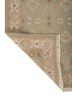 gulnar green wool hand knotted Rug - Backing Shot gulnar green wool hand knotted Rug - Backing Shot