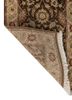 gulnar beige and brown wool hand knotted Rug - Backing Shot