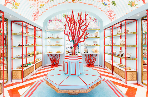 retail aquazzura capri italy