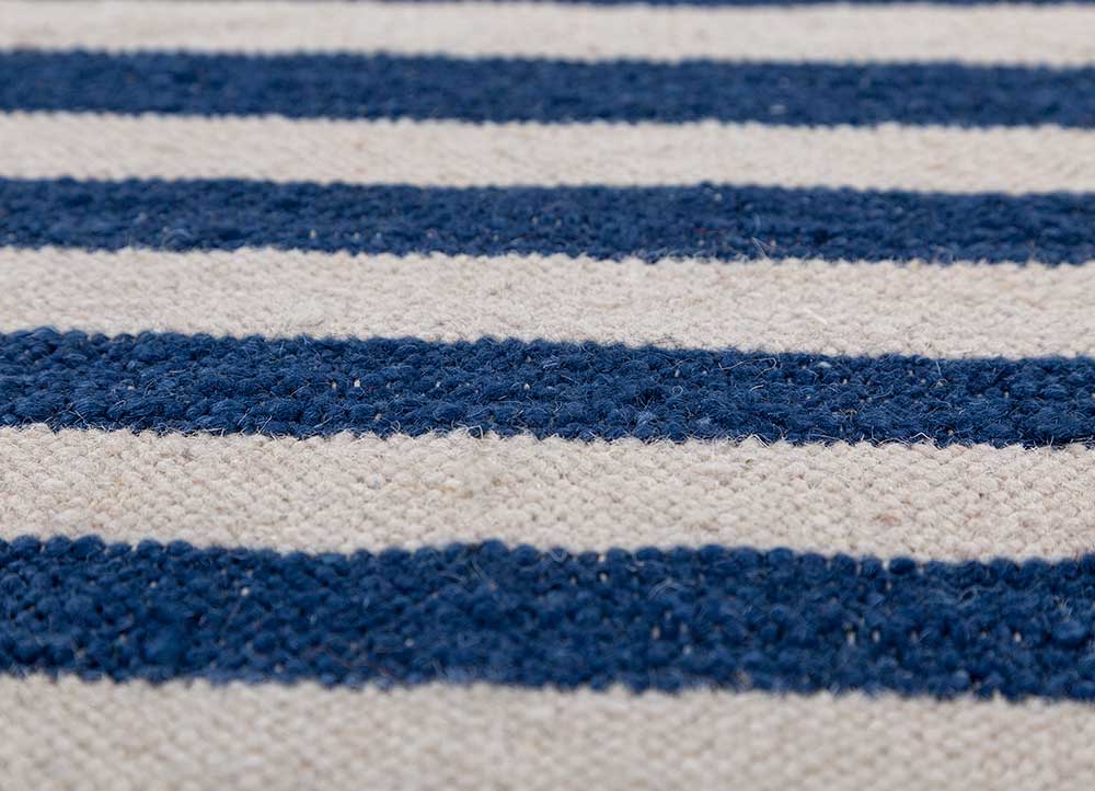 alhambra ivory wool flat weaves Rug - CloseUp