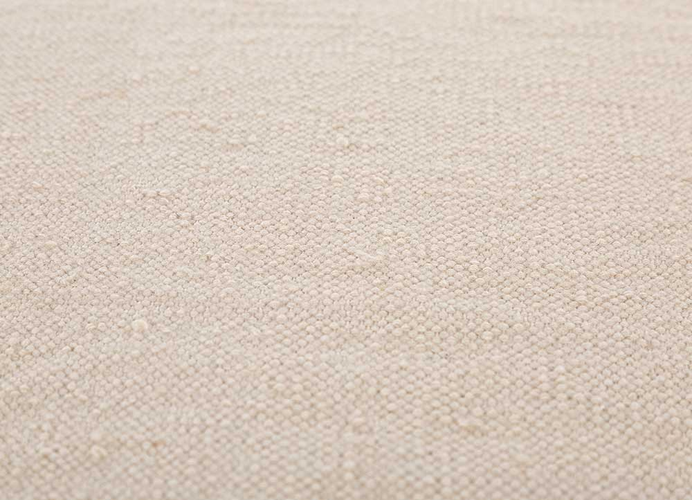 alhambra ivory wool flat weaves Rug - CloseUp