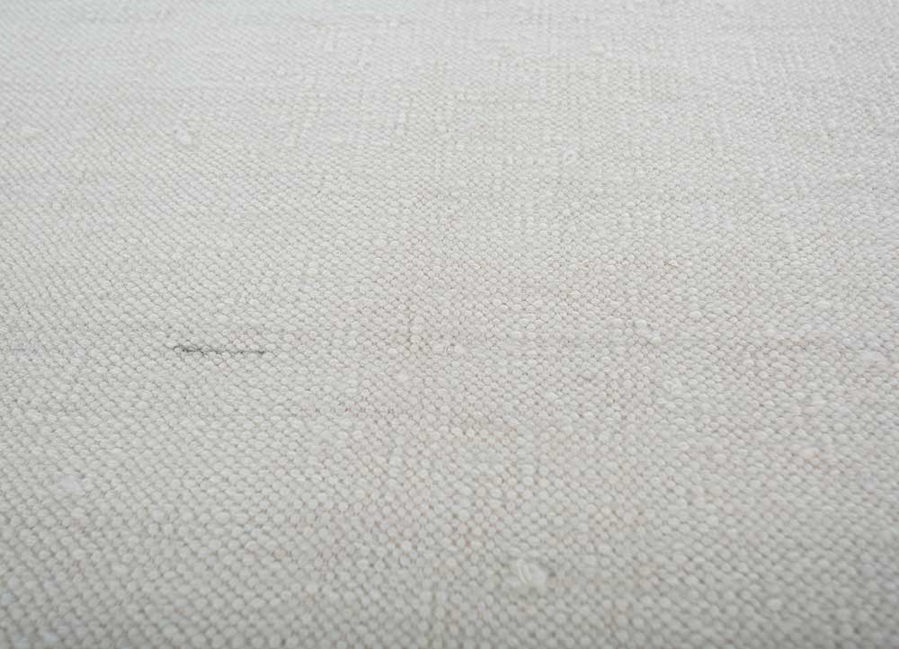 alhambra ivory wool flat weaves Rug - CloseUp