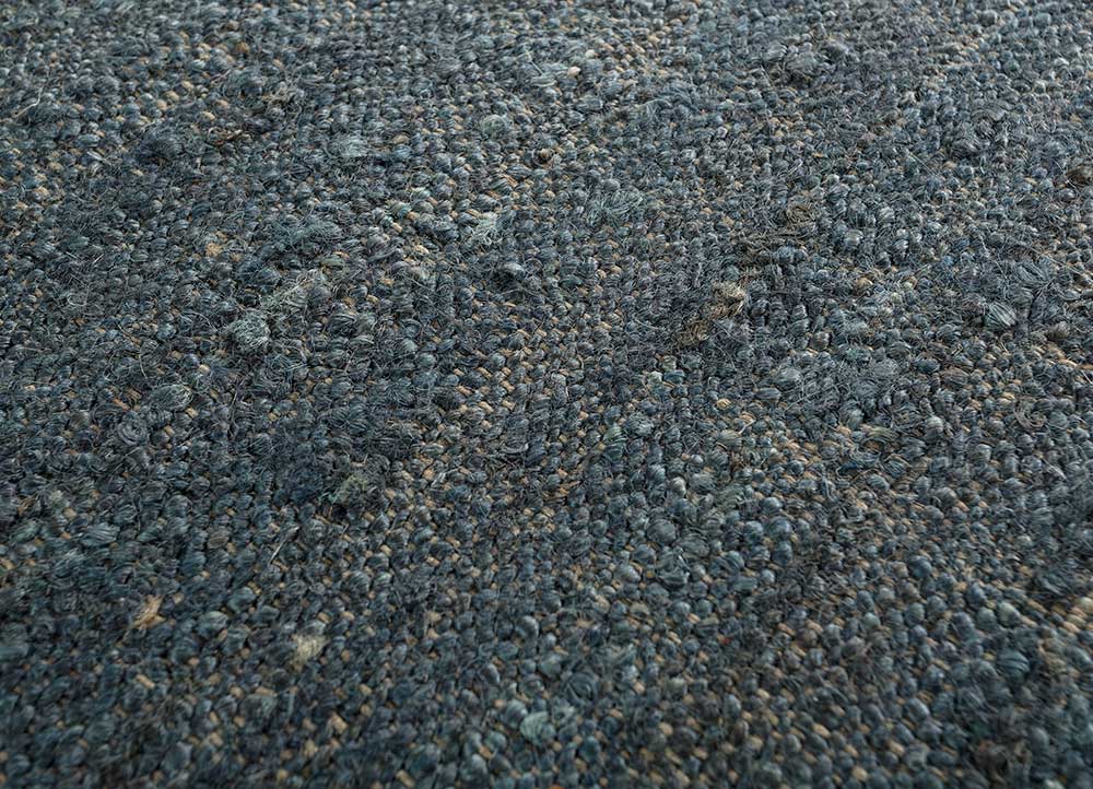 daaira grey and black jute and hemp flat weaves Rug - CloseUp
