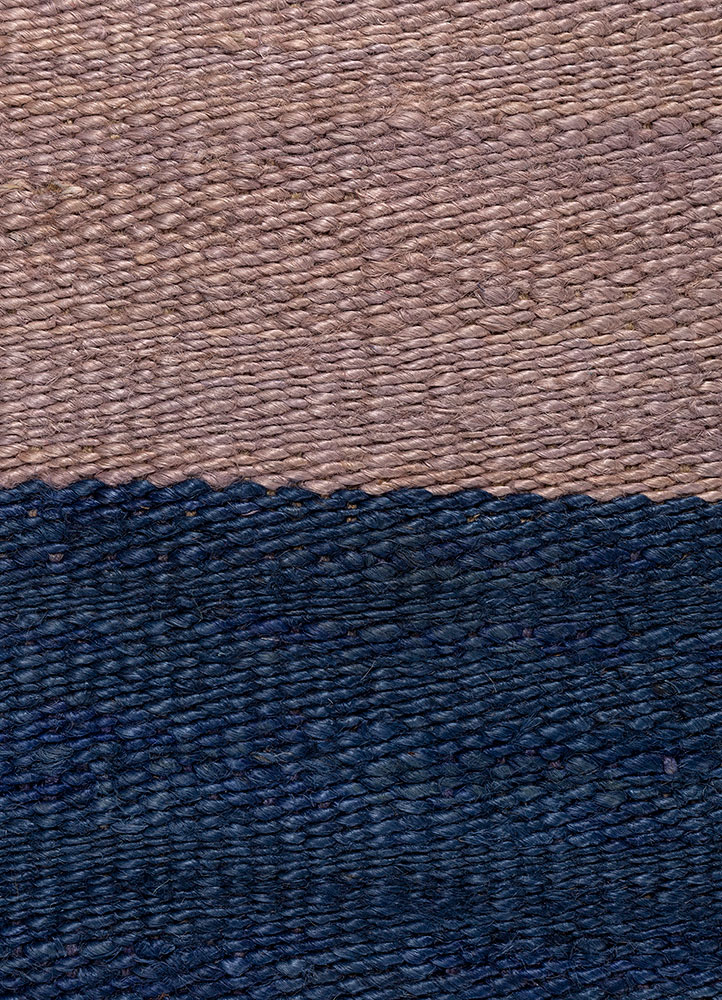 daaira blue jute and hemp flat weaves Rug - CloseUp