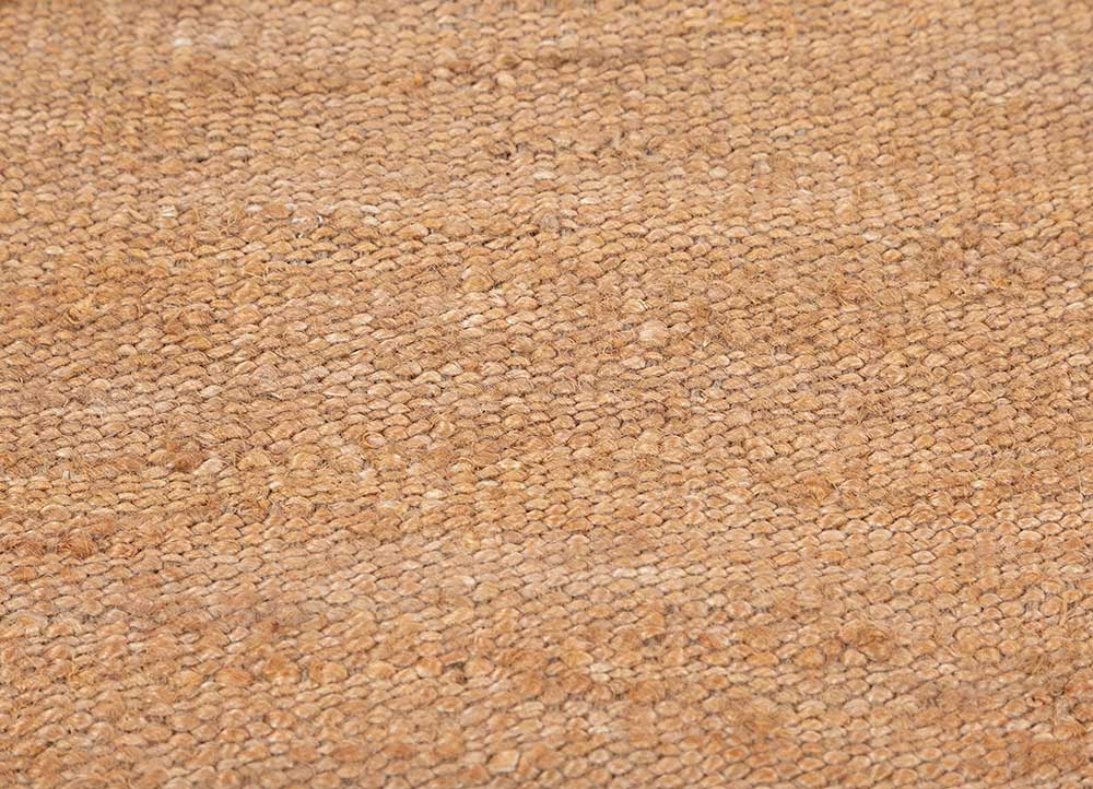 daaira beige and brown jute and hemp flat weaves Rug - CloseUp