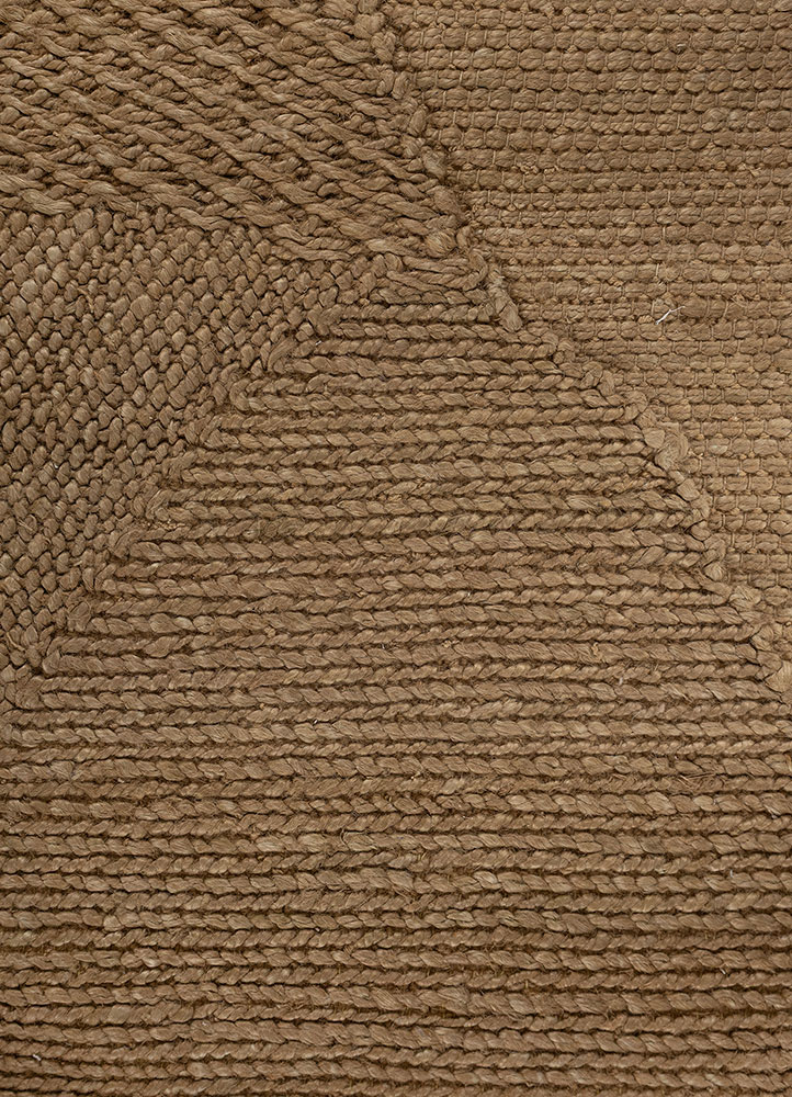 nomadic threads beige and brown jute and hemp flat weaves Rug - CloseUp
