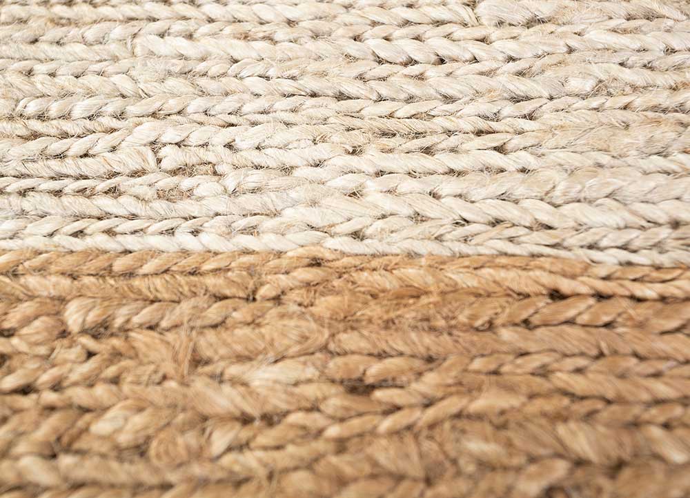 daaira beige and brown jute and hemp flat weaves Rug - CloseUp