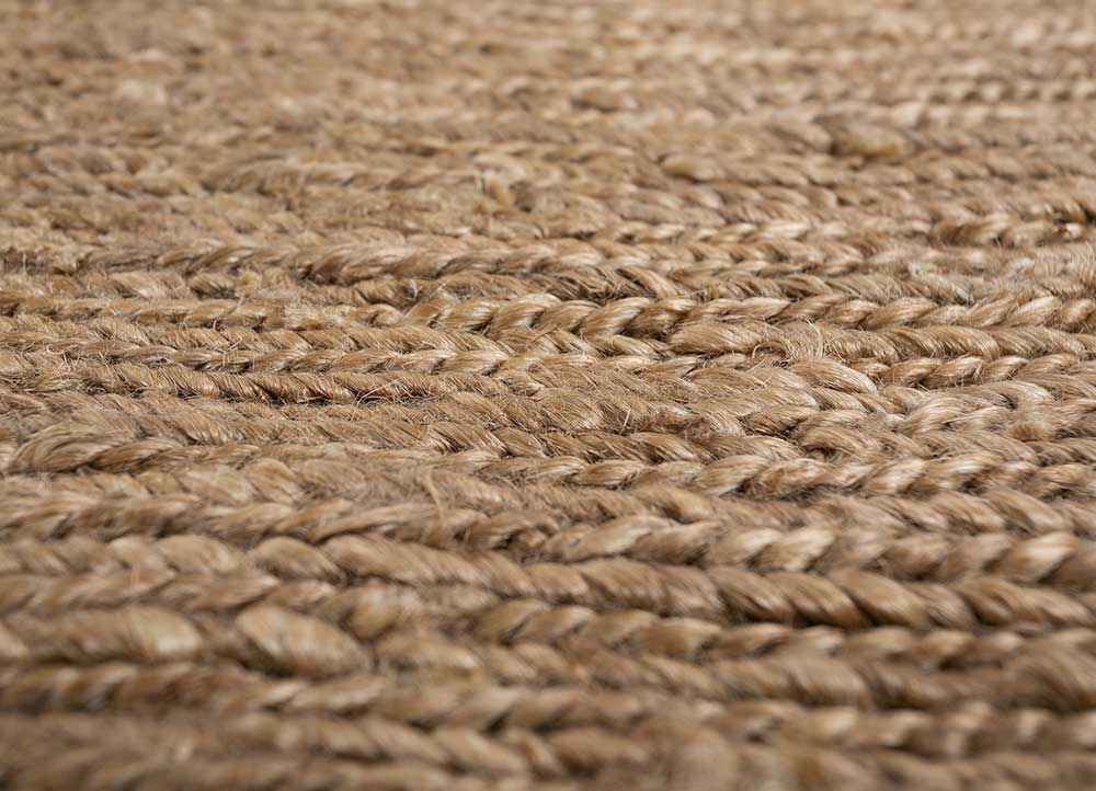 daaira beige and brown jute and hemp flat weaves Rug - CloseUp