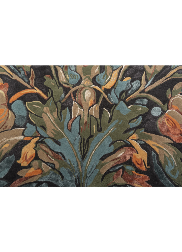 nebulora blue wool and viscose hand tufted Rug - CloseUp