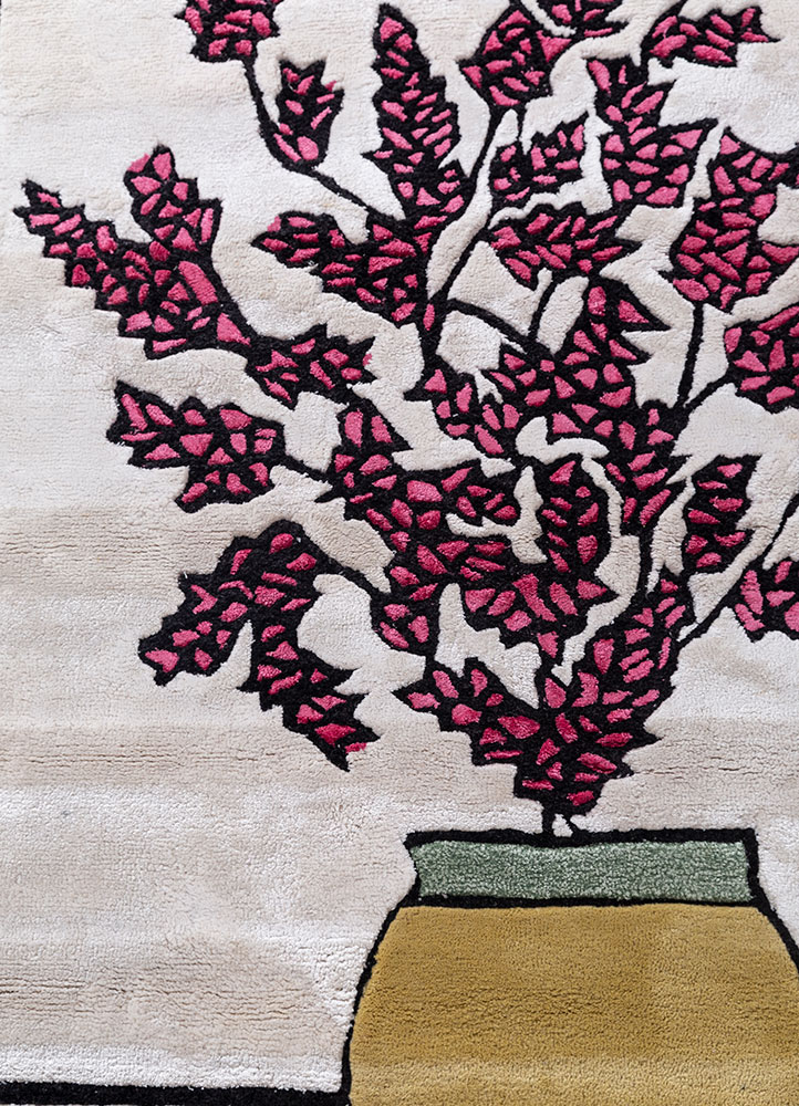 concoction multi wool and viscose hand tufted Rug - CloseUp