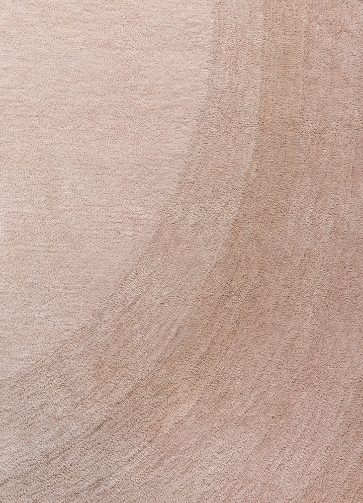 chroma pink and purple wool hand tufted Rug - CloseUp