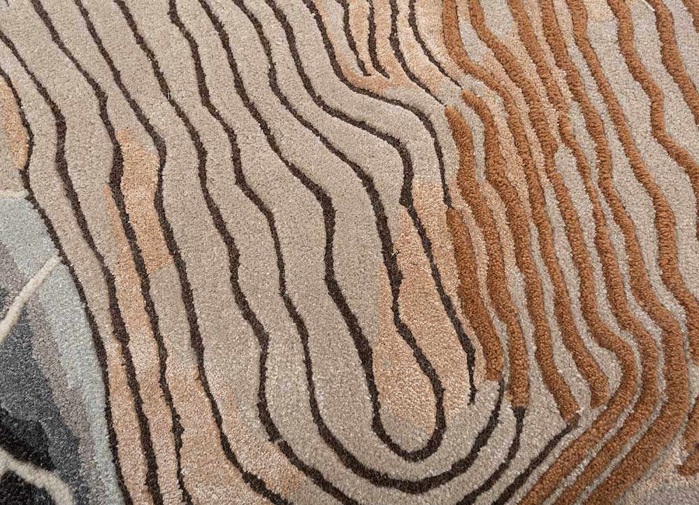 aurelia ivory wool and viscose hand tufted Rug - CloseUp