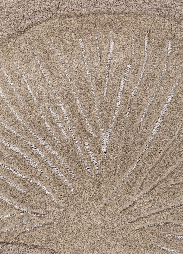 aurelia ivory wool and viscose hand tufted Rug - CloseUp