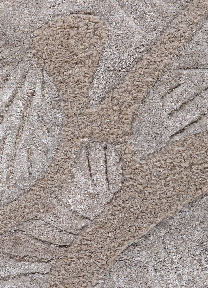 aurelia ivory wool and viscose hand tufted Rug - CloseUp