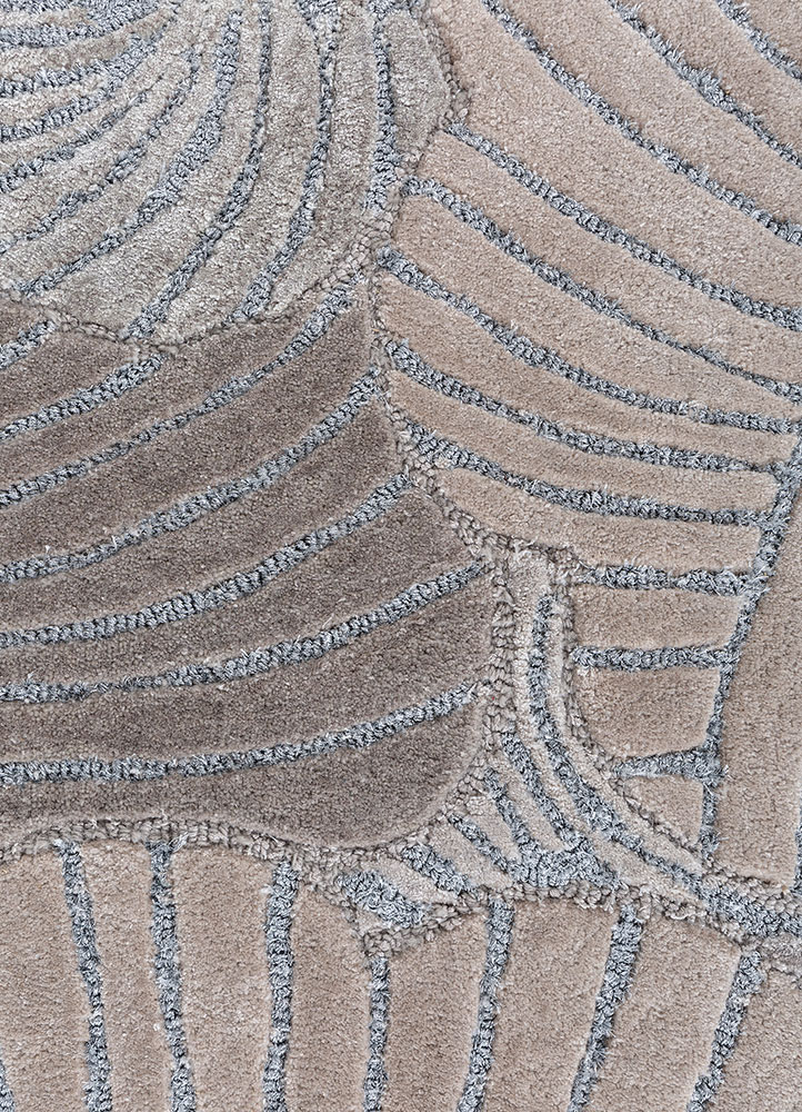 aurelia ivory wool and viscose hand tufted Rug - CloseUp