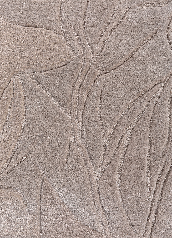 aurelia ivory wool and viscose hand tufted Rug - CloseUp