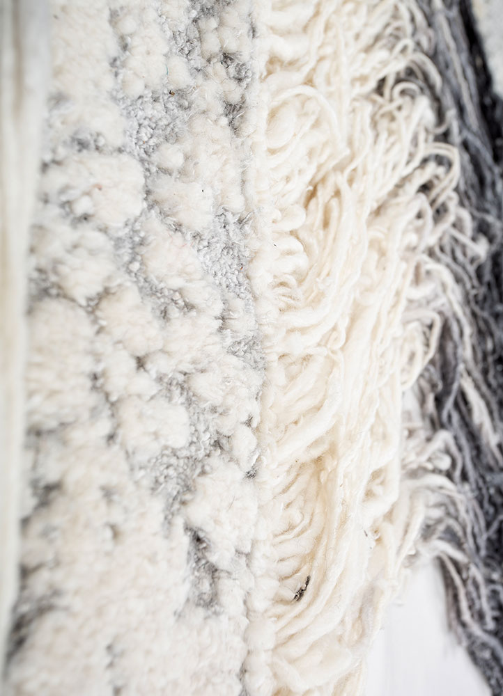wall art beige and brown wool and silk wall art WALL ART & TAPESTRY - CloseUp