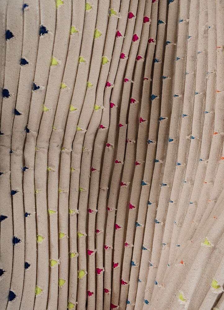 wall installation ivory wool wall art WALL ART & TAPESTRY - CloseUp