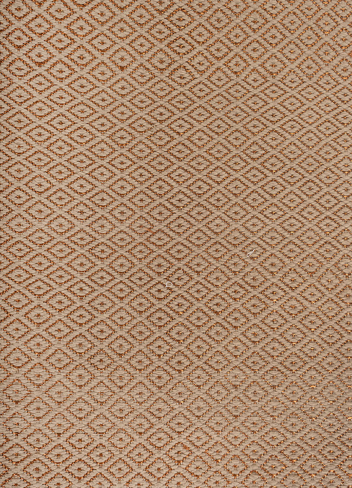basis red and orange acrylic flat weaves Rug - CloseUp