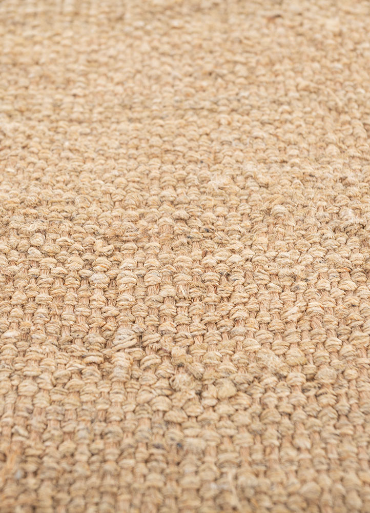 nomadic threads beige and brown jute and hemp flat weaves Rug - CloseUp