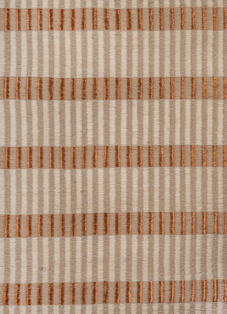 nomadic threads beige and brown jute and hemp flat weaves Rug - CloseUp