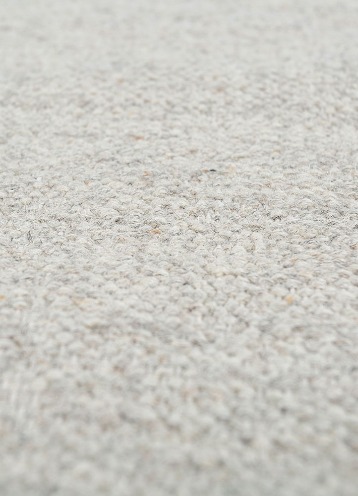 checkers green wool flat weaves Rug - CloseUp