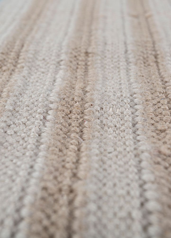 checkers grey and black wool flat weaves Rug - CloseUp
