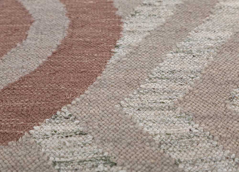 alhambra ivory wool flat weaves Rug - CloseUp