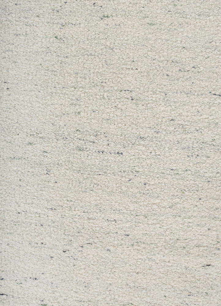 abrash blue wool flat weaves Rug - CloseUp