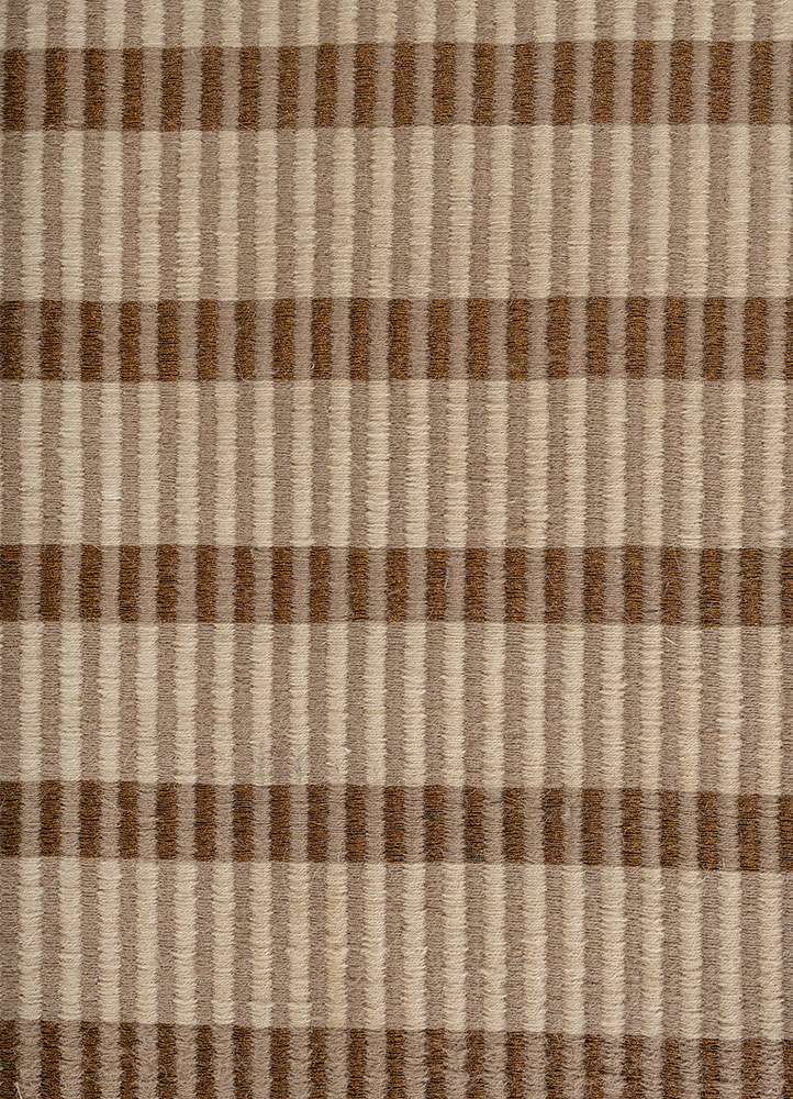 nomadic threads beige and brown jute and hemp flat weaves Rug - CloseUp