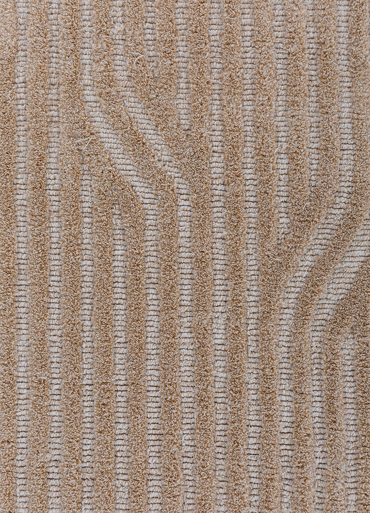 verve ivory acrylic hand knotted Rug - CloseUp