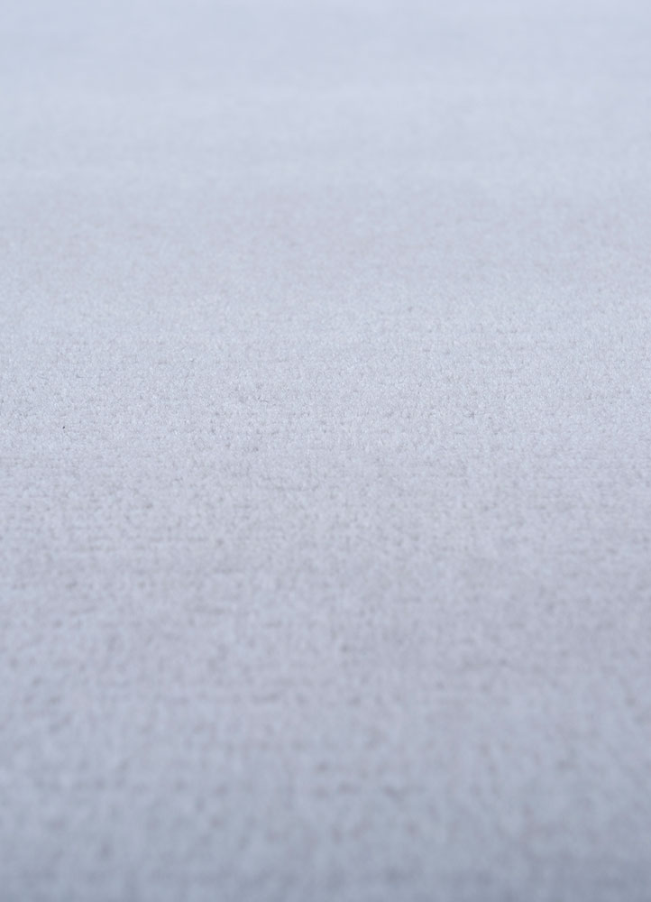 sthir grey and black wool hand knotted Rug - CloseUp