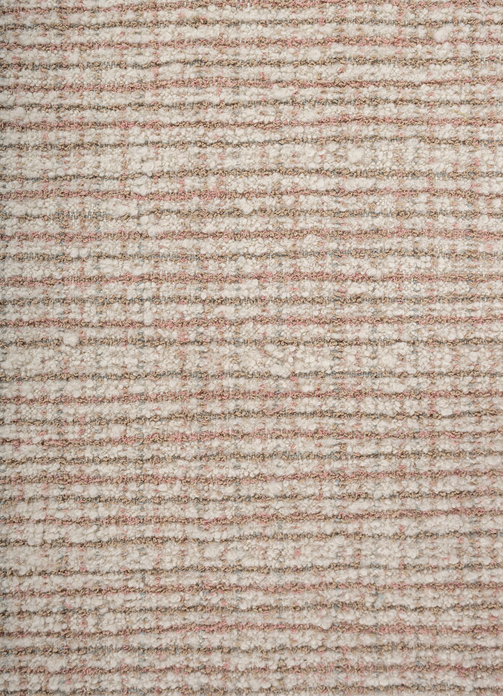atelier ivory acrylic hand knotted Rug - CloseUp