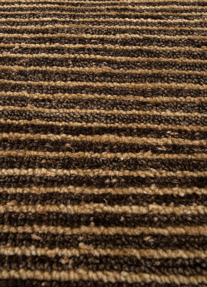 blythe blue wool hand knotted Rug - CloseUp