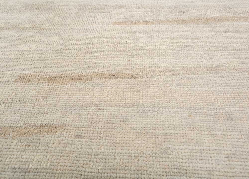 aprezo green wool hand knotted Rug - CloseUp