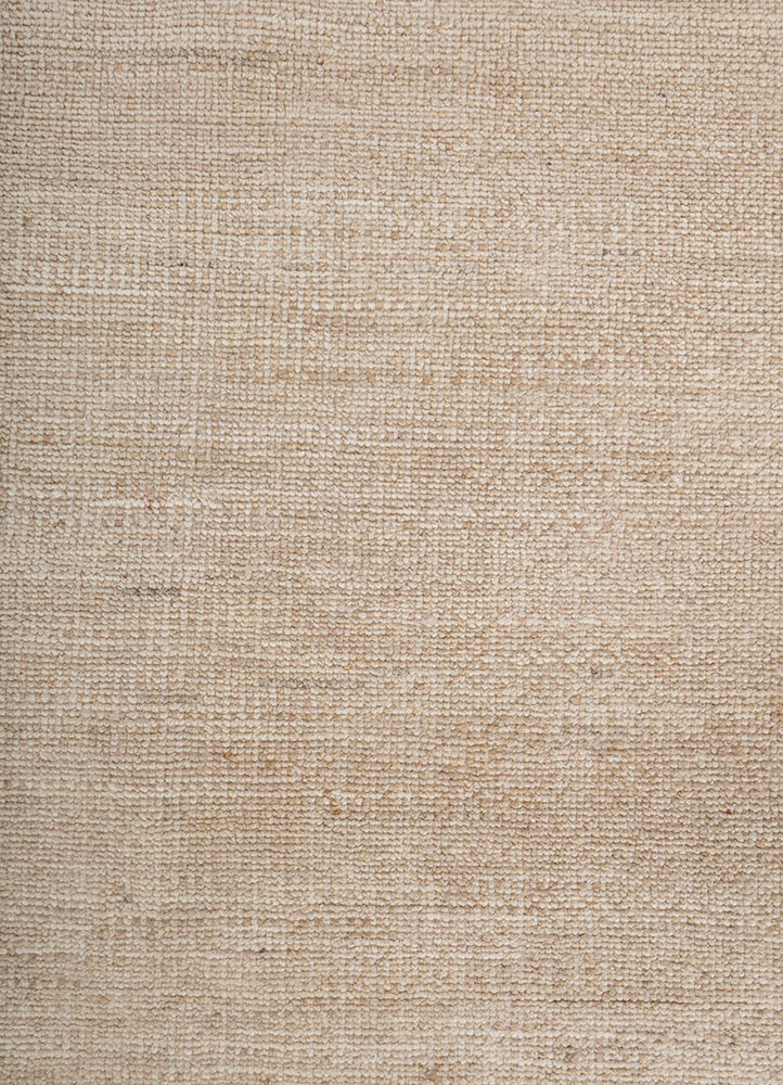 manifest beige and brown wool hand knotted Rug - CloseUp