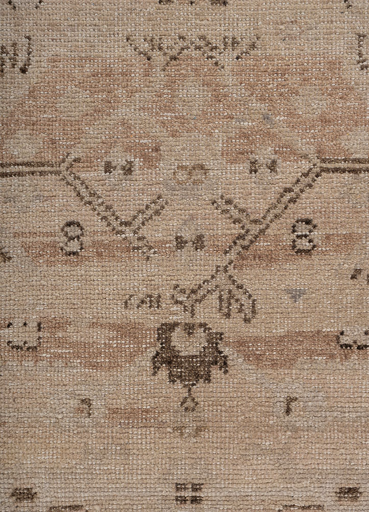 entropy green wool and bamboo silk hand knotted Rug - CloseUp