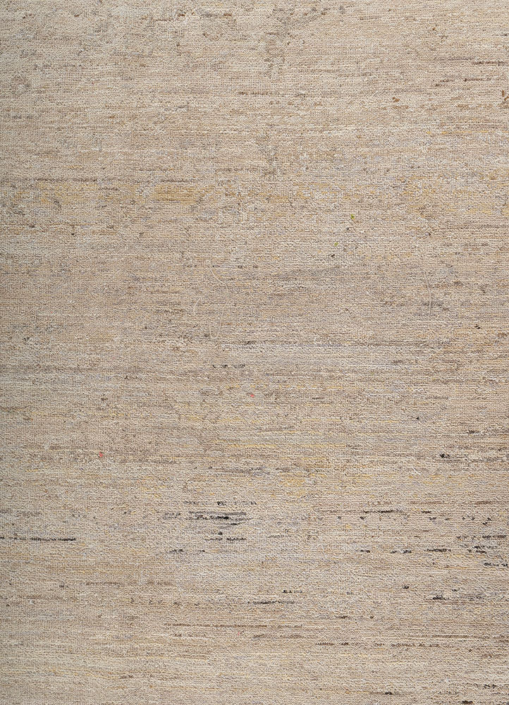 viscaya ivory wool hand knotted Rug - CloseUp