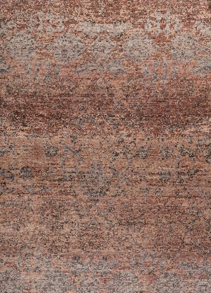 viscaya gold afghan wool hand knotted Rug - CloseUp