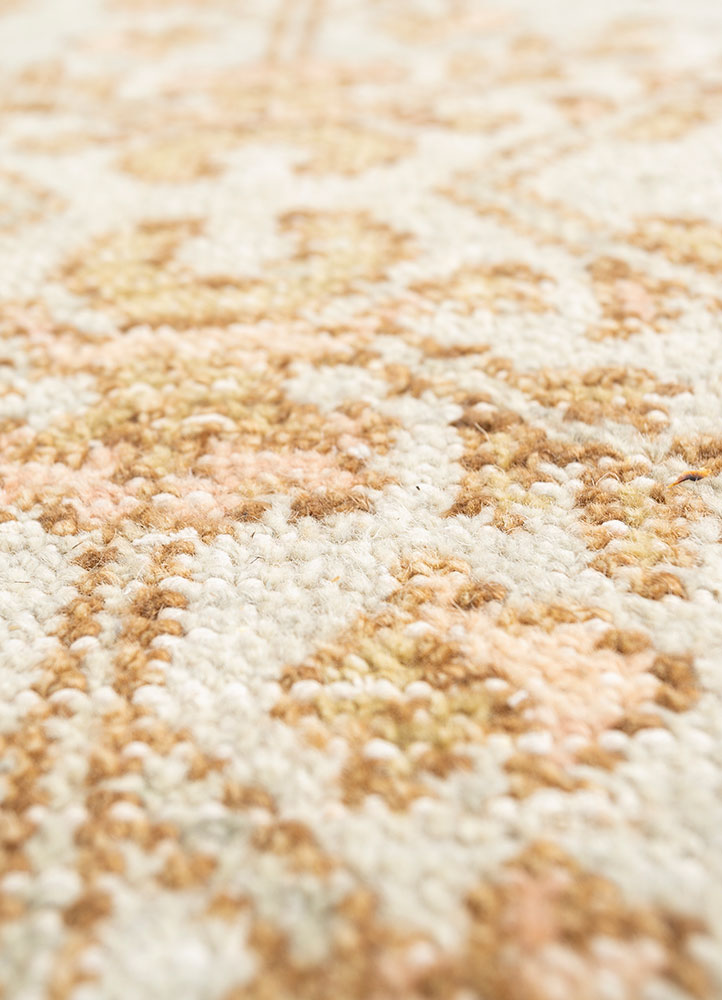 erbe blue wool hand knotted Rug - CloseUp