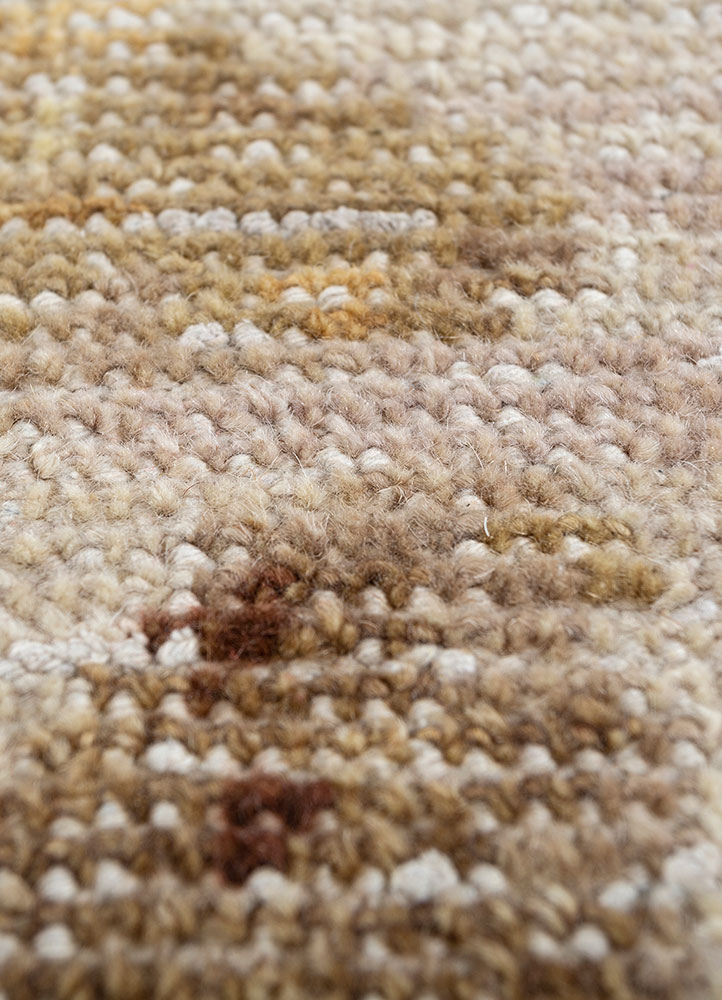 erbe pink and purple wool hand knotted Rug - CloseUp