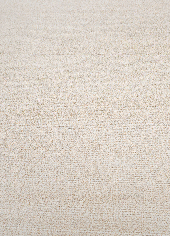 basis ivory acrylic hand loom Rug - CloseUp