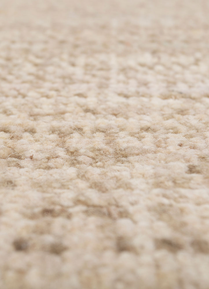 entropy ivory afghan wool hand knotted Rug - CloseUp