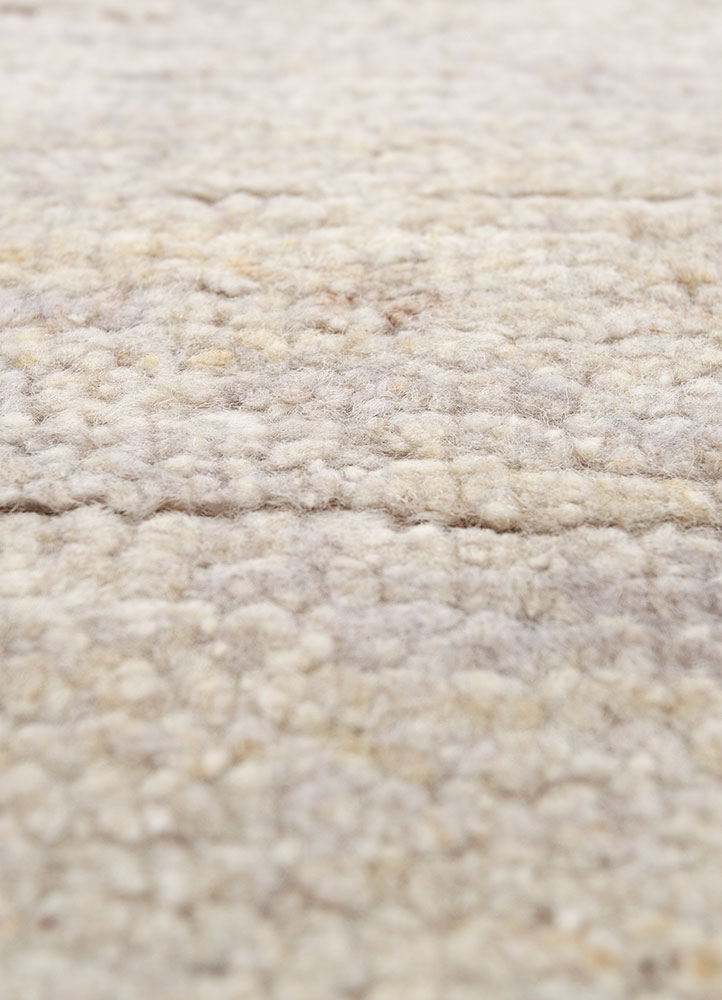 manifest ivory afghan wool hand knotted Rug - CloseUp