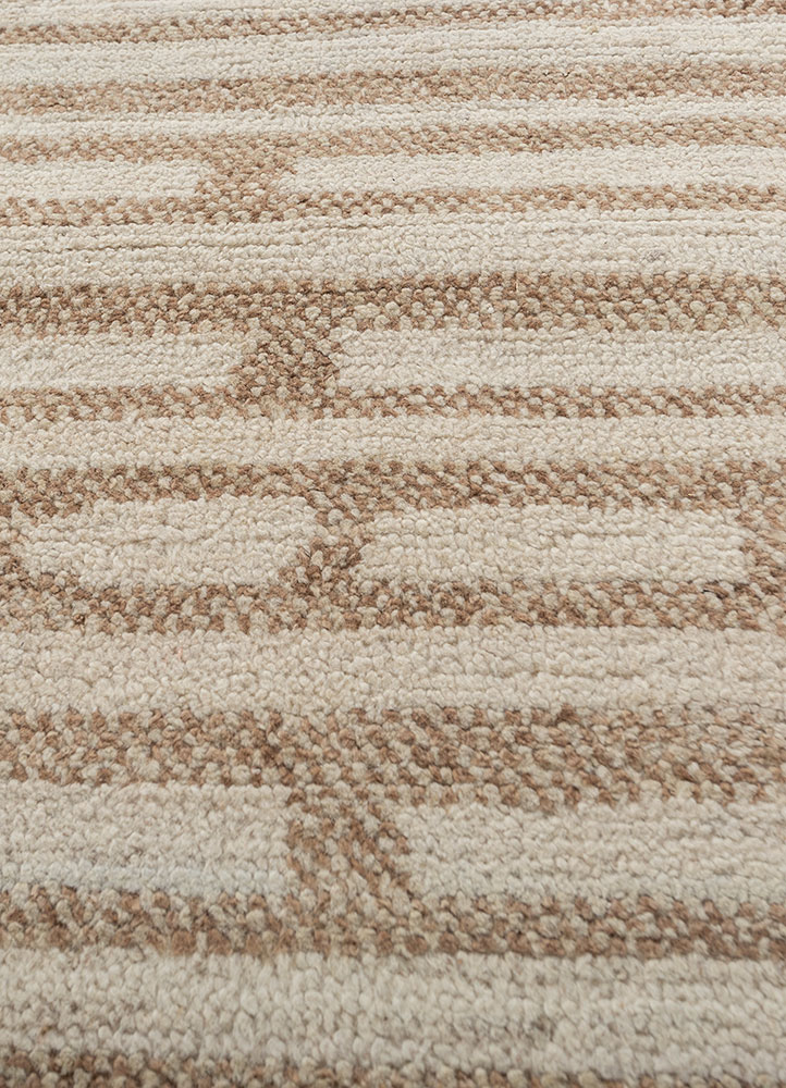 manifest ivory afghan wool hand knotted Rug - CloseUp